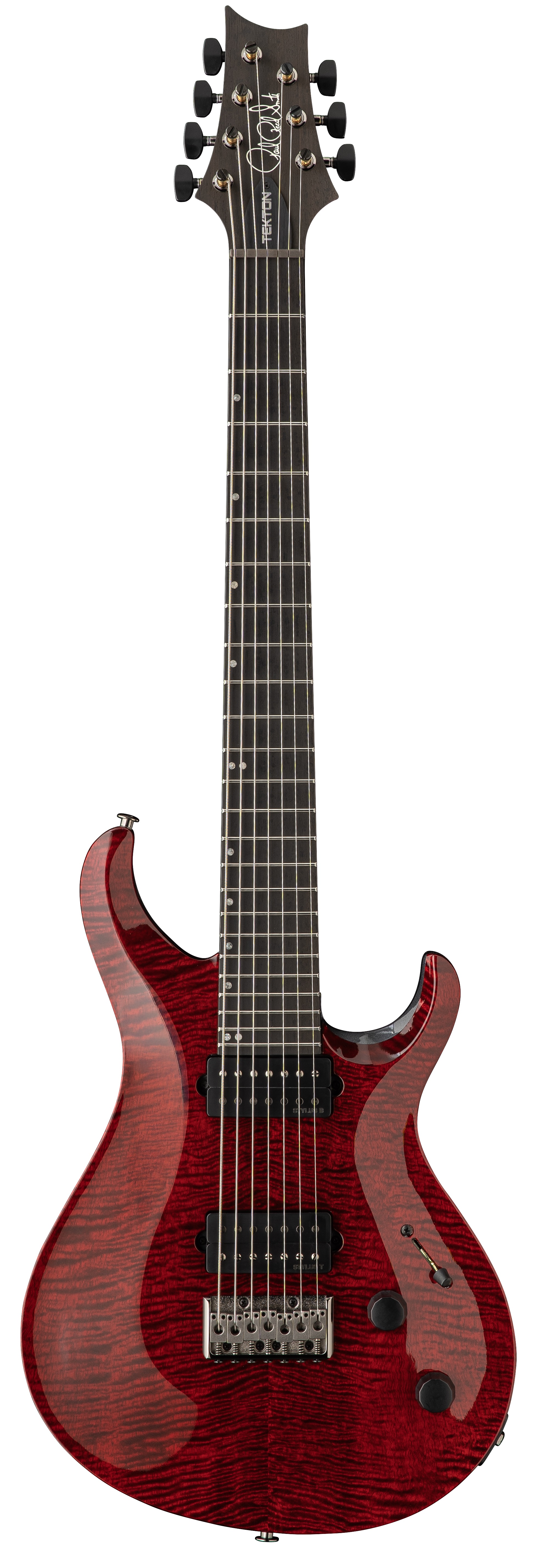 Tekton SVN Black Satin Neck -  Bloodstone Red